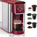 Single Serve Coffee Machine, 3-in-1 Pod Coffee Maker for K-Pod Capsule, Ground Coffee, and Leaf Tea with 6-10 oz Cup Size, 5