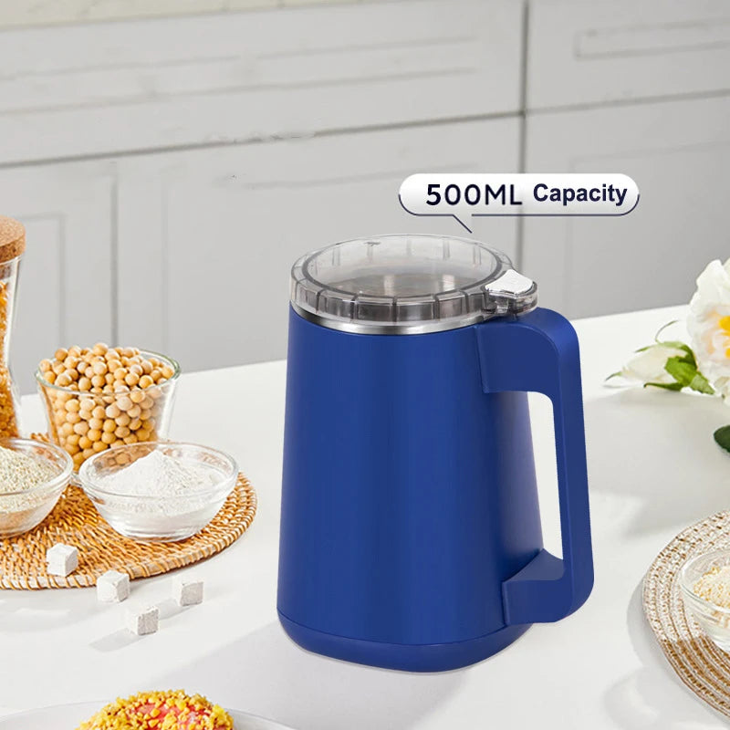 2025 New 500ml Large Capacity Coffee Grinder Household Portable Fine Powder Grinder Dry and Wet Dual-use Nut Spice Grinder