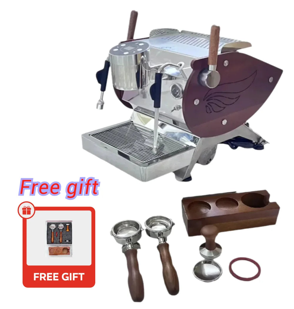 110V/220V New Style Commercial Dual Nested Boiler Coffe Pub Cafeteras Makinesi Coffee Maker Espresso Machine